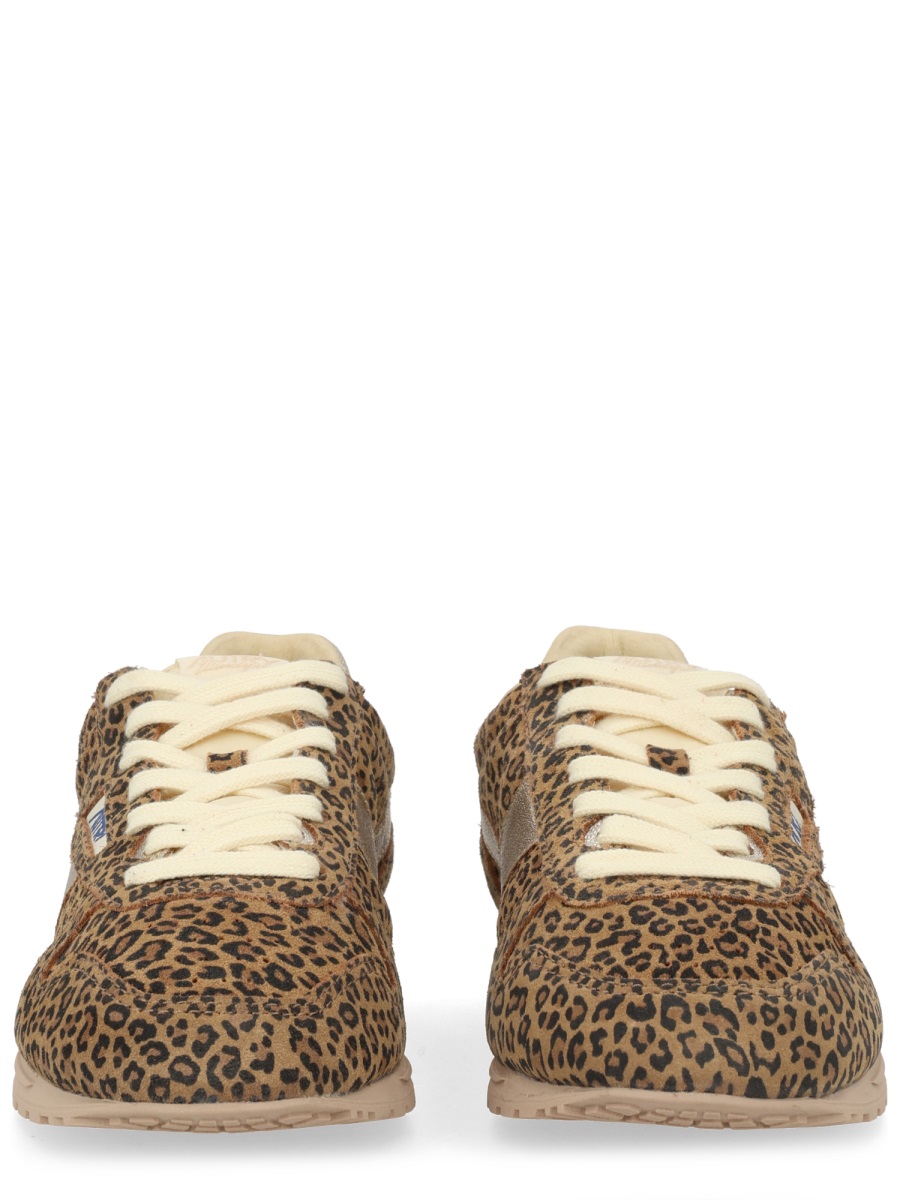 Autry Windspin Leopard Metallic Accents Sneakers Bruin