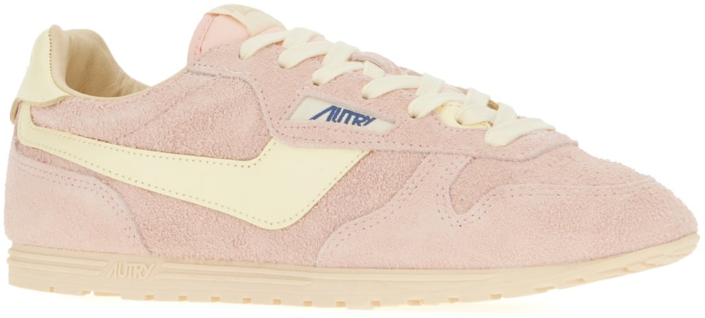 Autry Autry Pink suede Windspin sneakers Roze