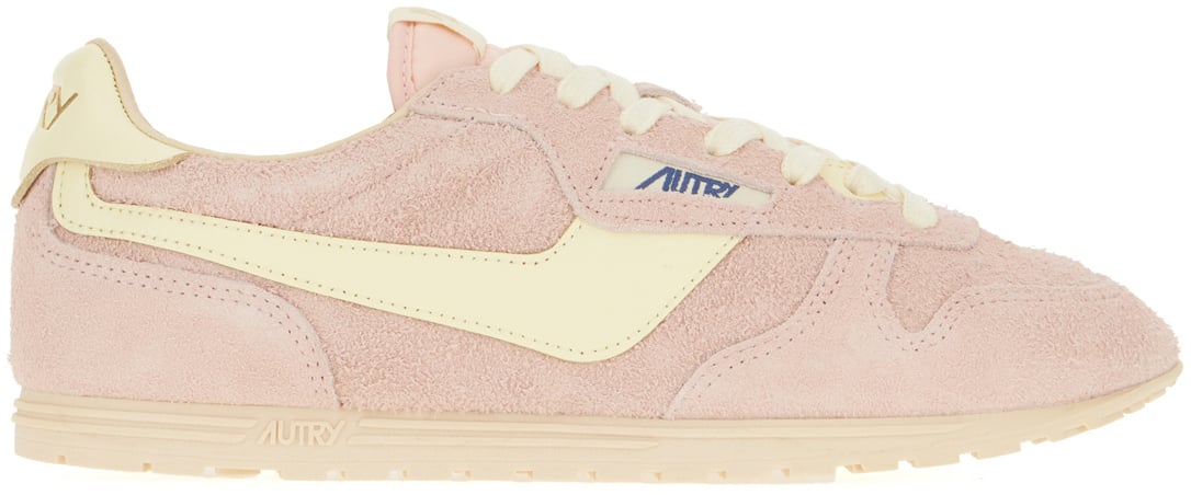 Autry Autry Pink suede Windspin sneakers Roze