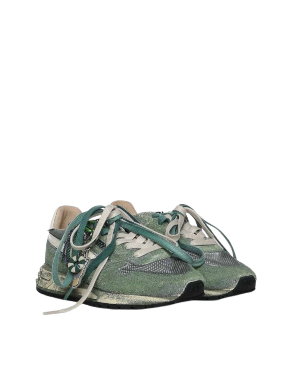 Autry Reelwind Men’s Green Sneakers Grijs