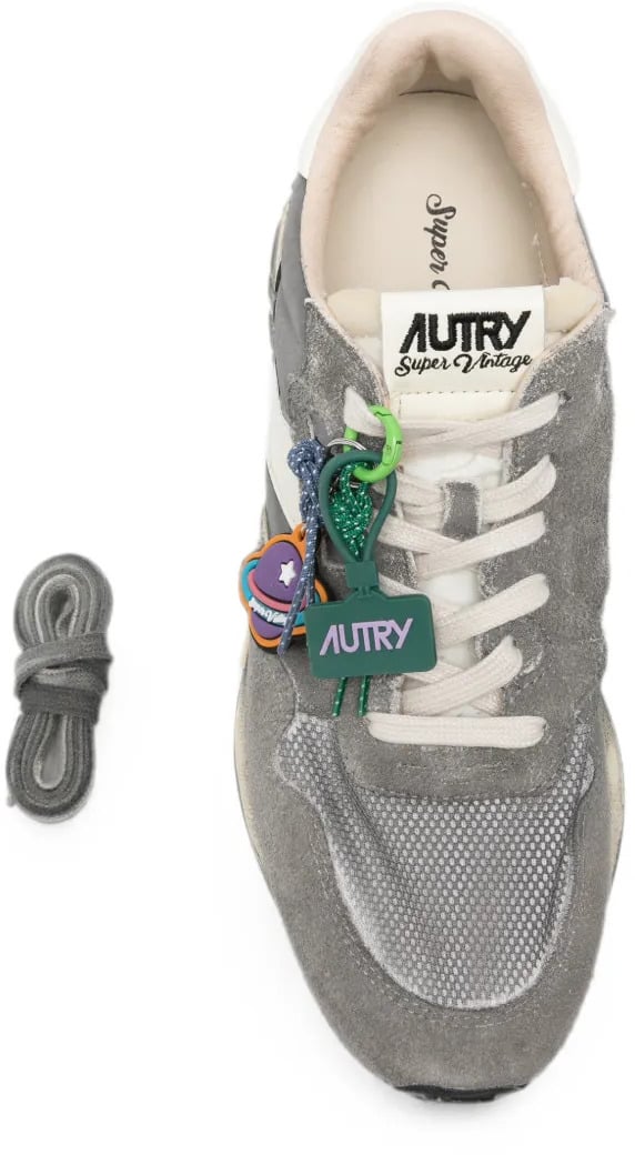 Autry Sneakers Black/Wht Grijs