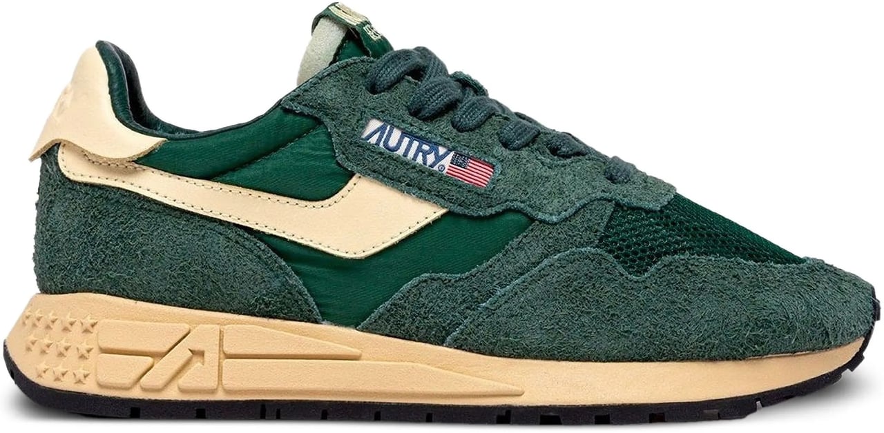 Autry Sneakers Bottleruta Donkergroen