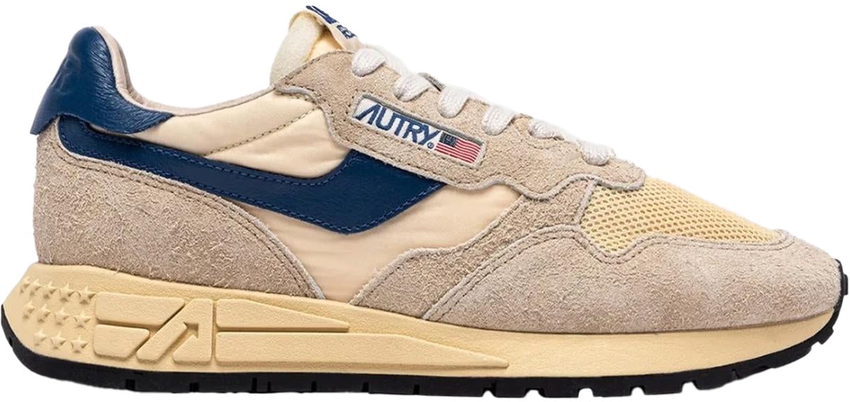 Autry Heren Reelwind Sneaker Beige Beige