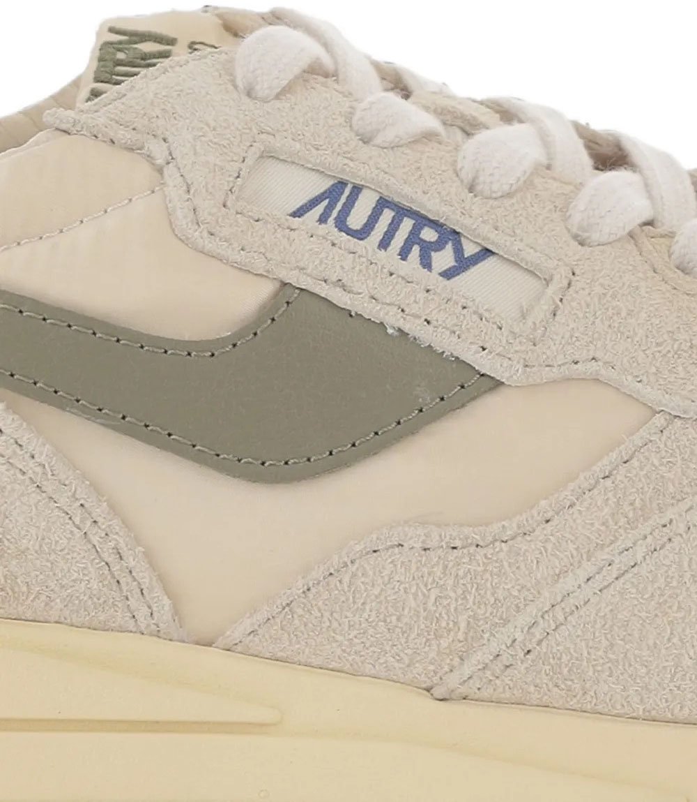 Autry Sneakers Ecru/Covgrn Wit