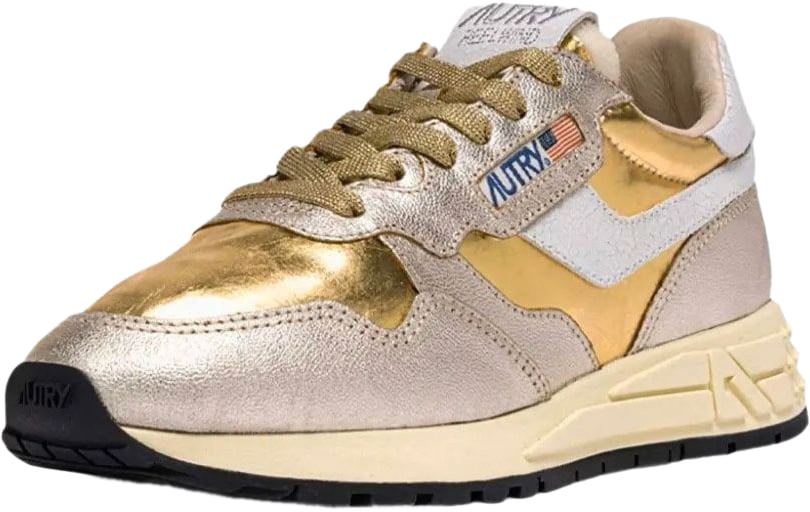Autry Sneakers Golden Goud