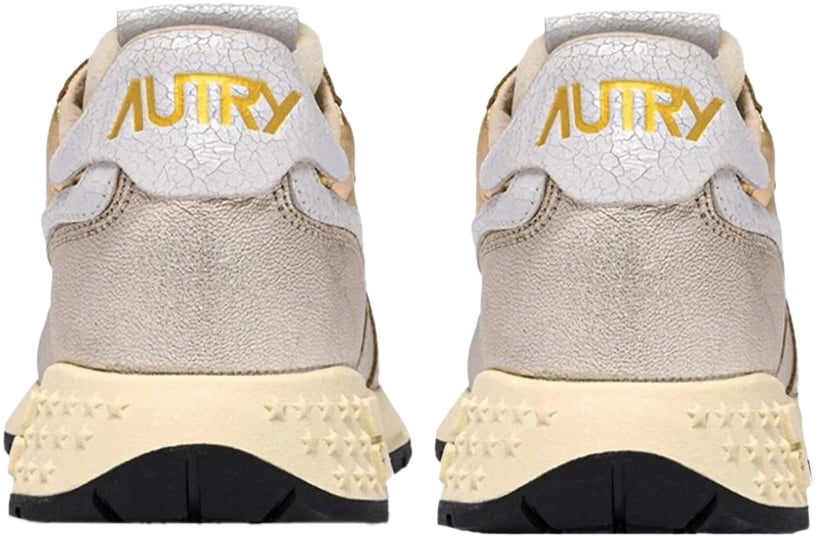 Autry Sneakers Golden Goud