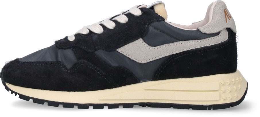 Autry Neutrals Reelwind Low Layered Texture Sneakers Grijs