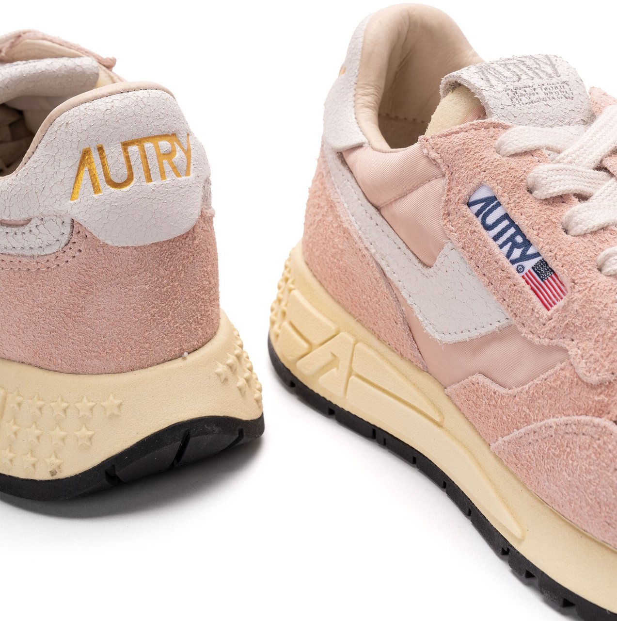 Autry Sneakers White/Powder Roze
