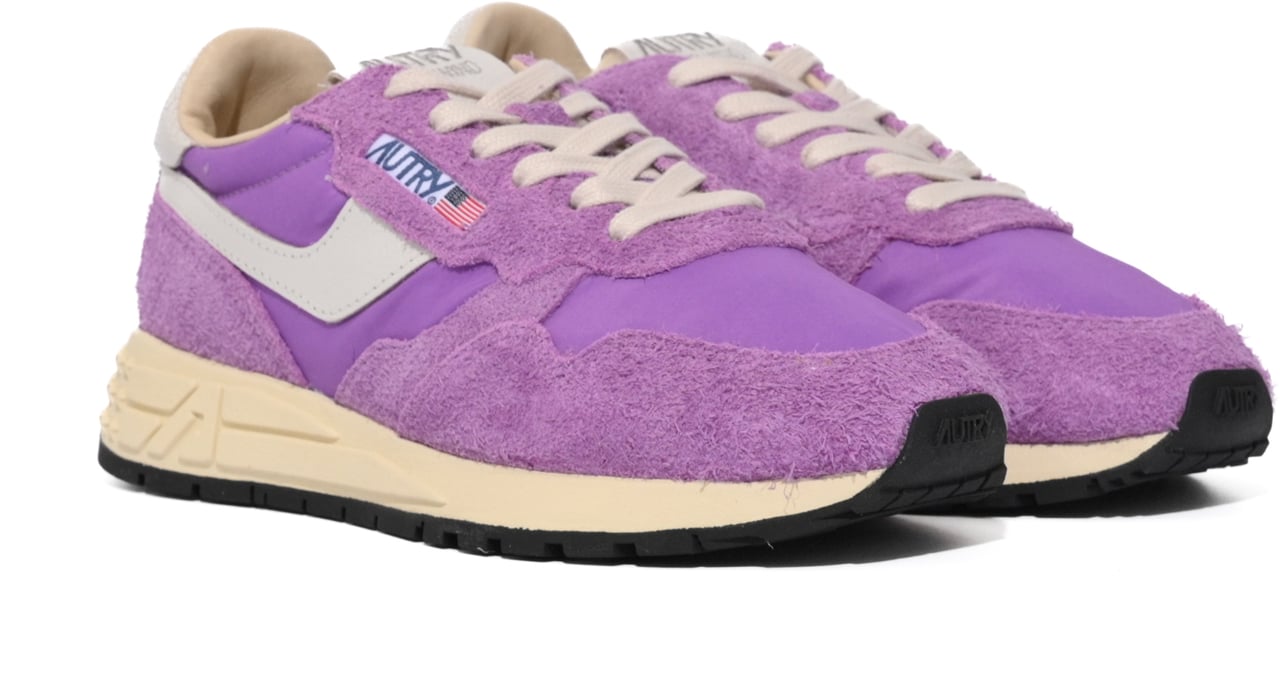 Autry Sneakers Nylon/Crack Wht/Dberry Paars