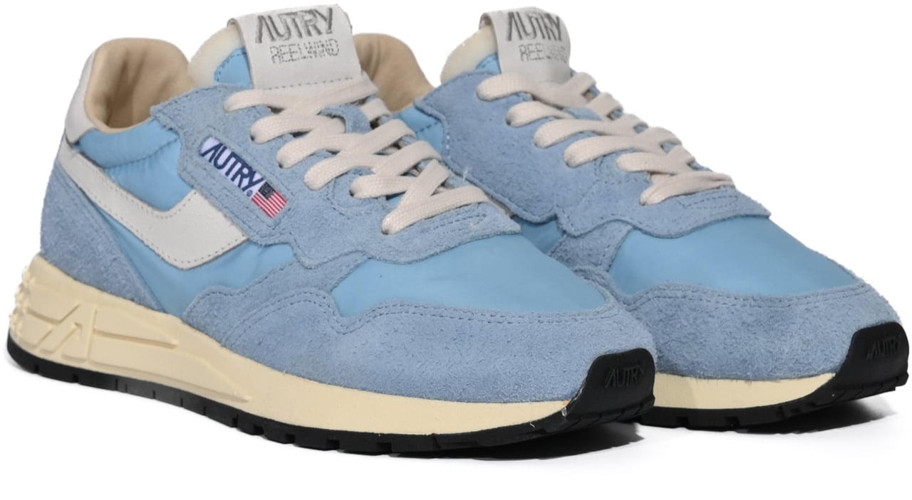 Autry Sneakers Nylon/Crack Wht/Forget Lichtblauw