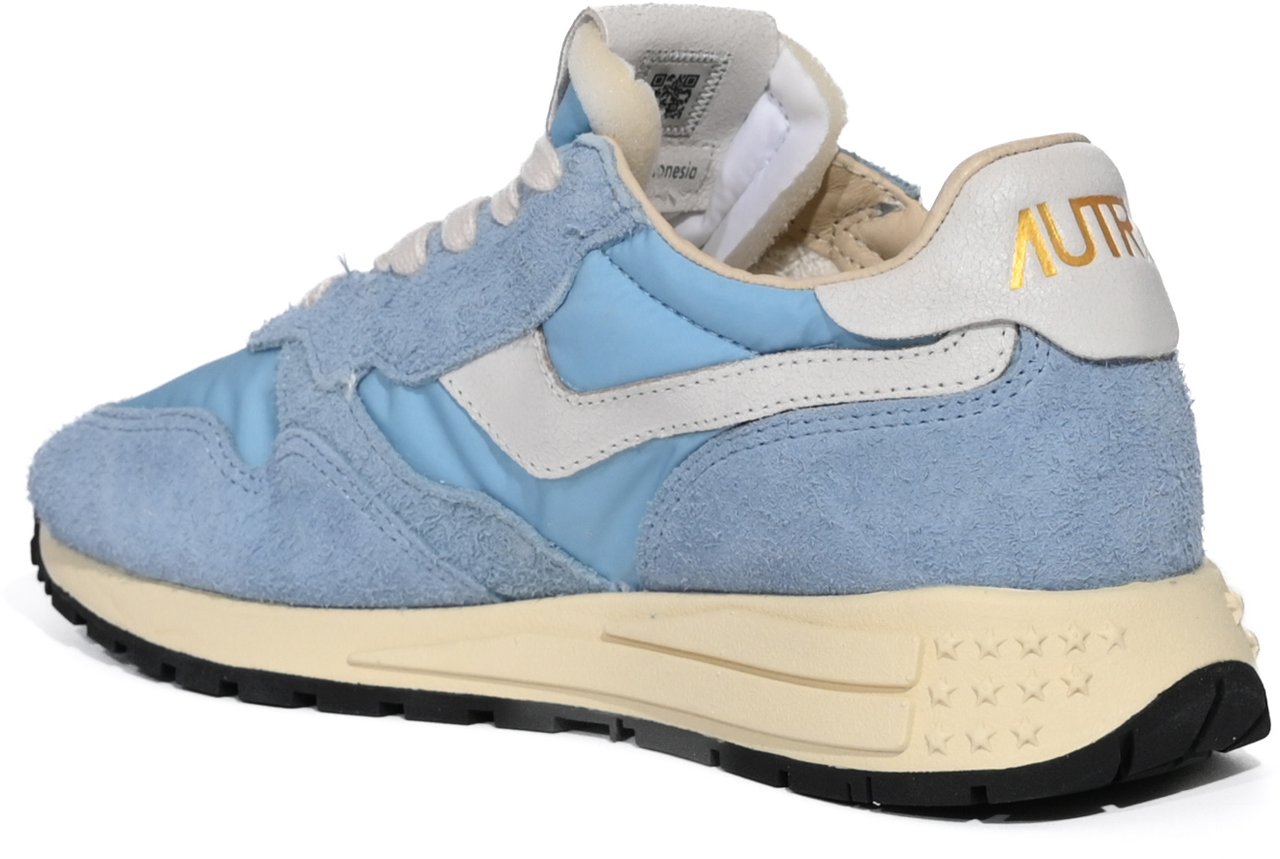 Autry Sneakers Nylon/Crack Wht/Forget Lichtblauw