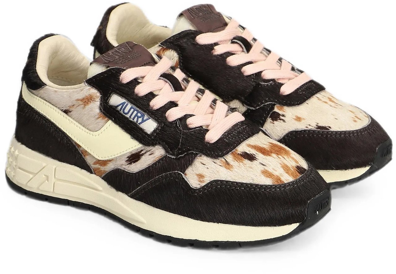 Autry Sneakers Ponymix/Lea Cow/Brown Bruin