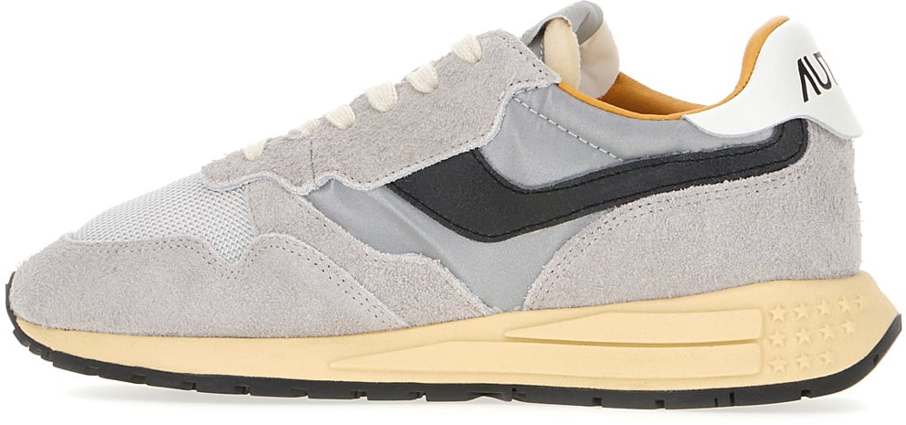 Autry Multicolor suede and fabric Reelwind sneakers Grijs