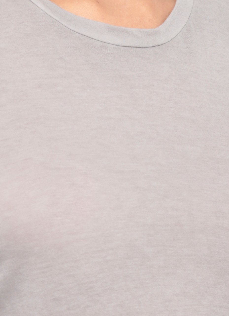 Avant Toi Grey Round Neck Cotton Tank Top Grijs