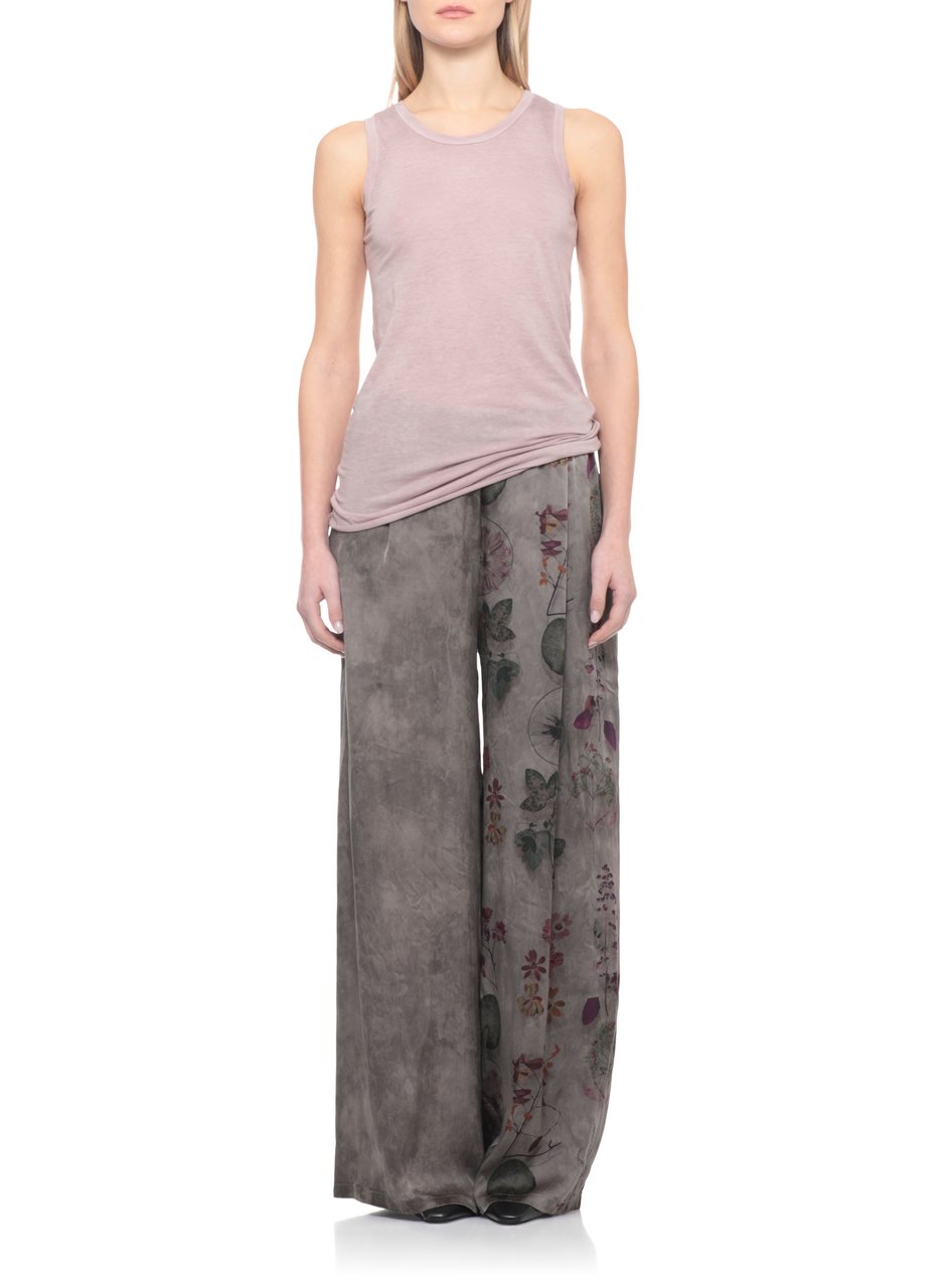 Avant Toi Purple Cotton Crewneck Tank Top Roze