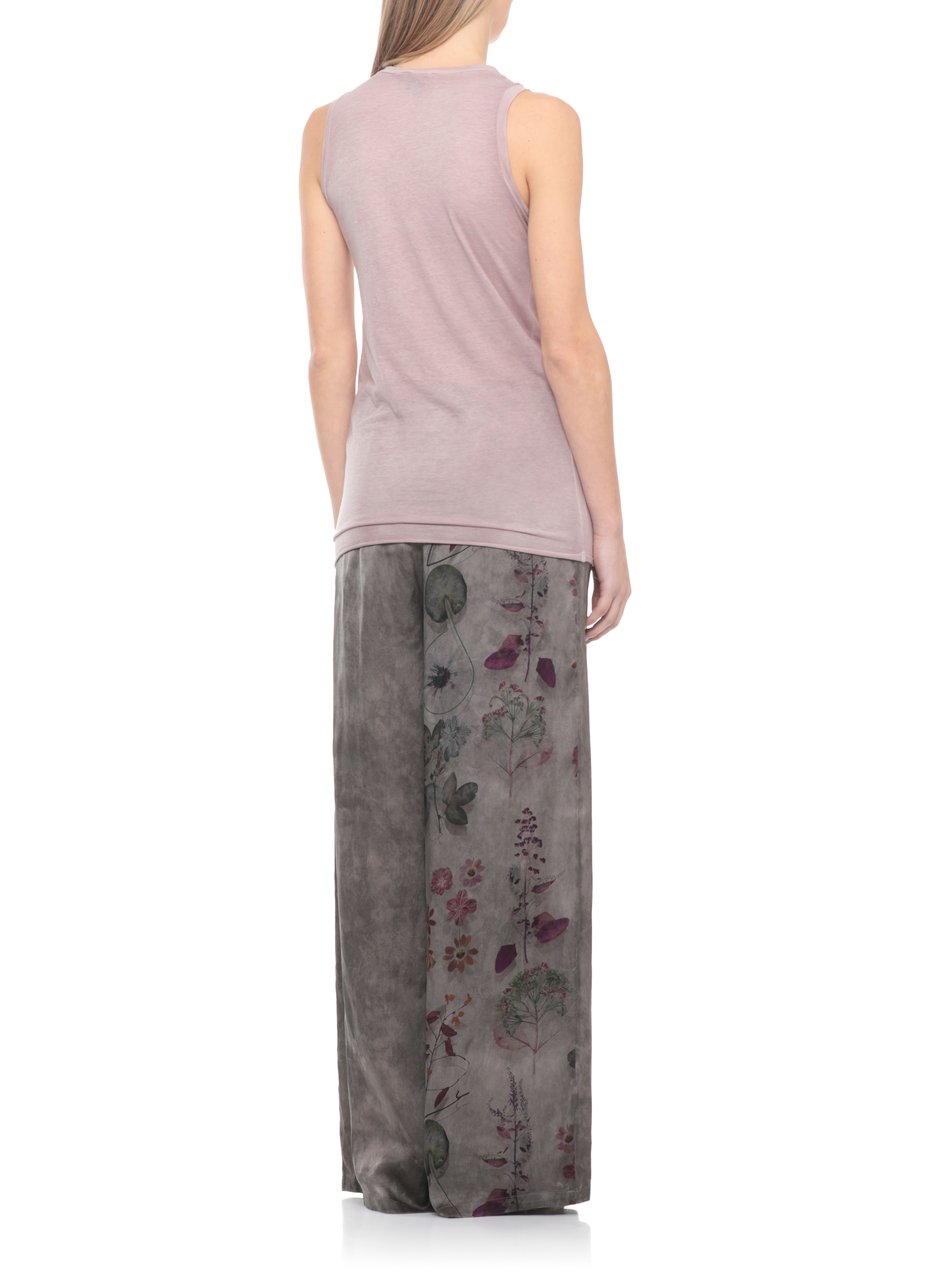 Avant Toi Purple Cotton Crewneck Tank Top Roze