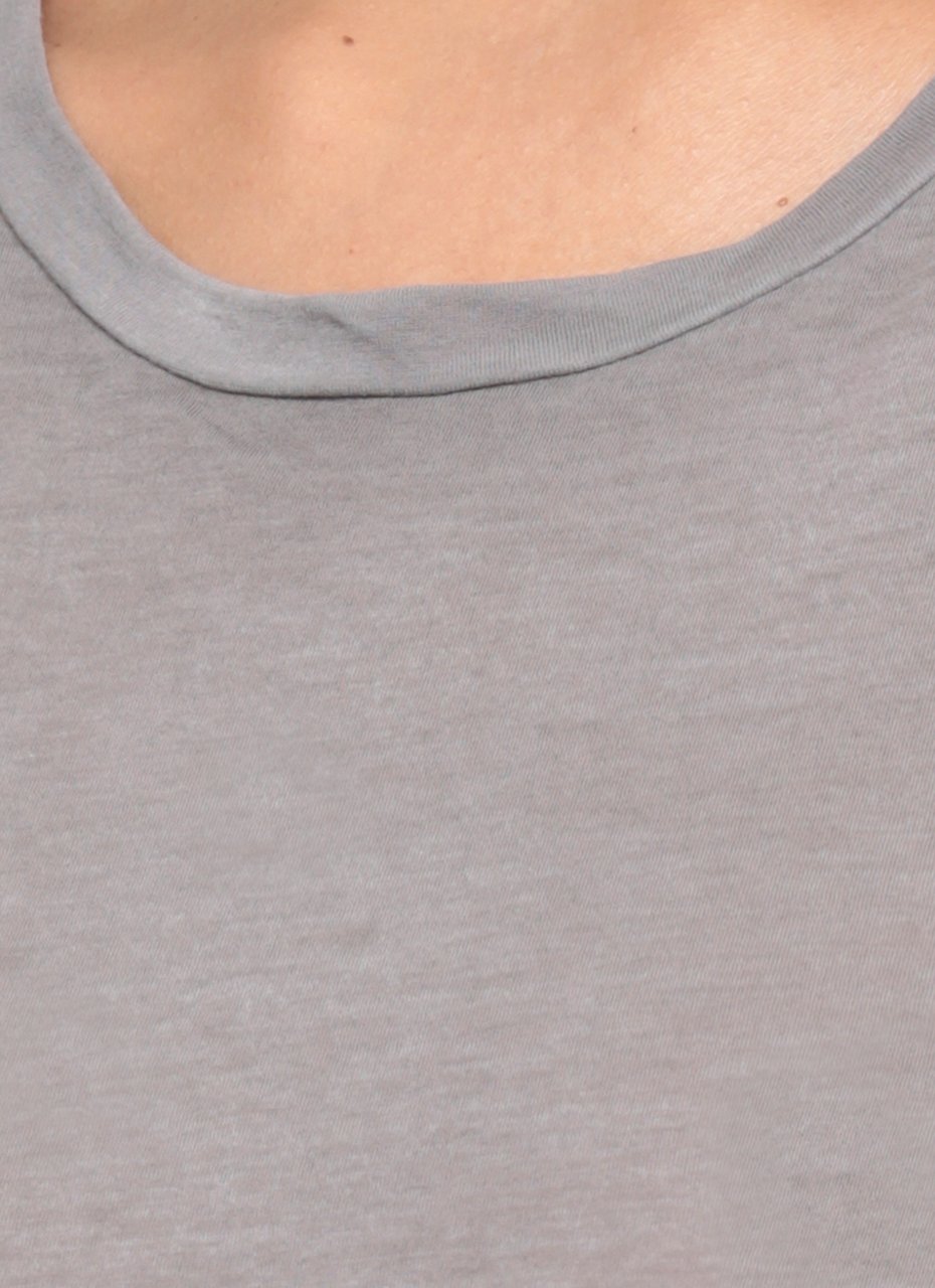 Avant Toi Slate Round Neck Cotton Tank Top Grijs