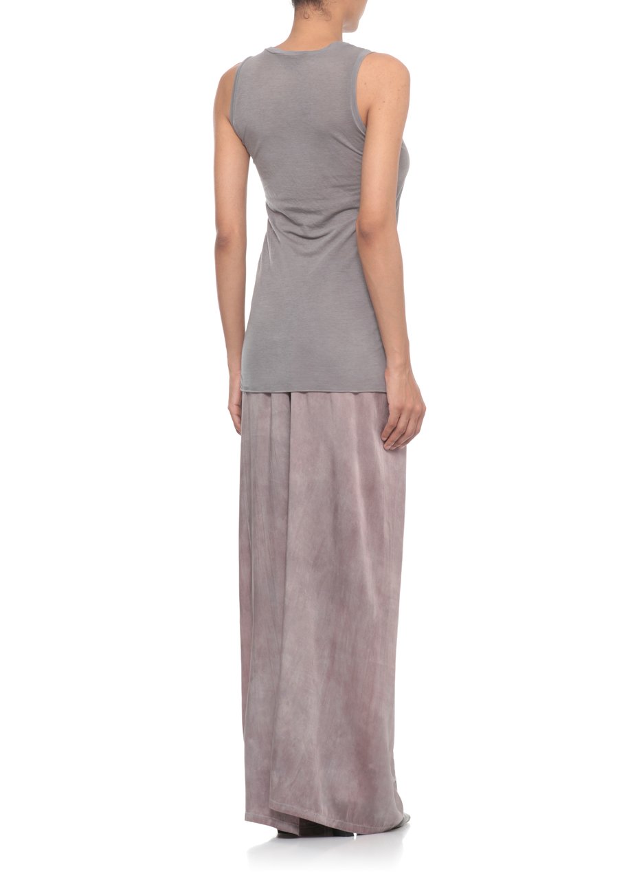 Avant Toi Slate Round Neck Cotton Tank Top Grijs