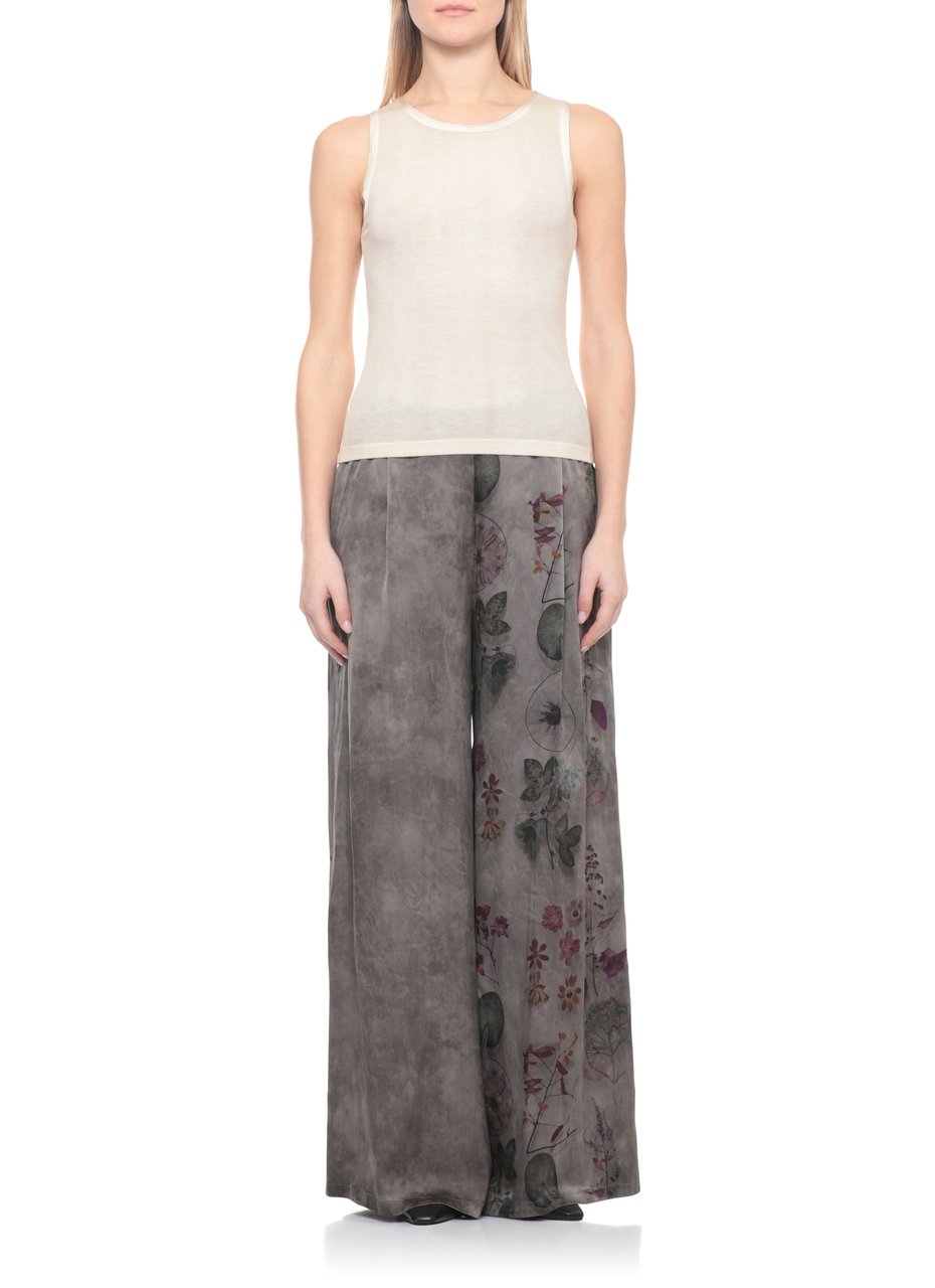 Avant Toi Beige Silk-Blend Tank Top Neutraal