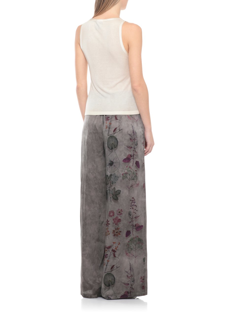 Avant Toi Beige Silk-Blend Tank Top Neutraal