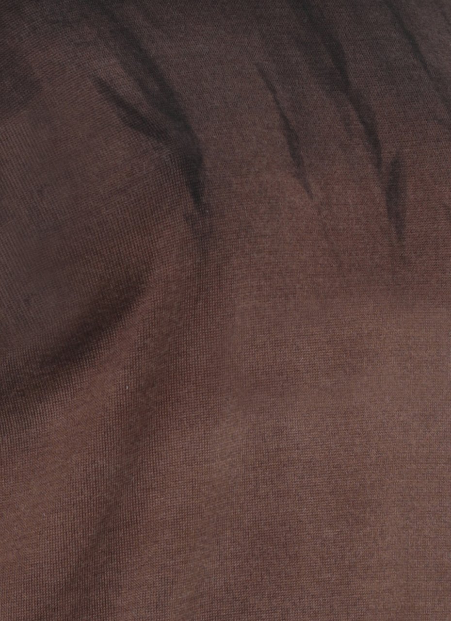 Avant Toi Black Brown Gradient Crewneck Sweater Zwart