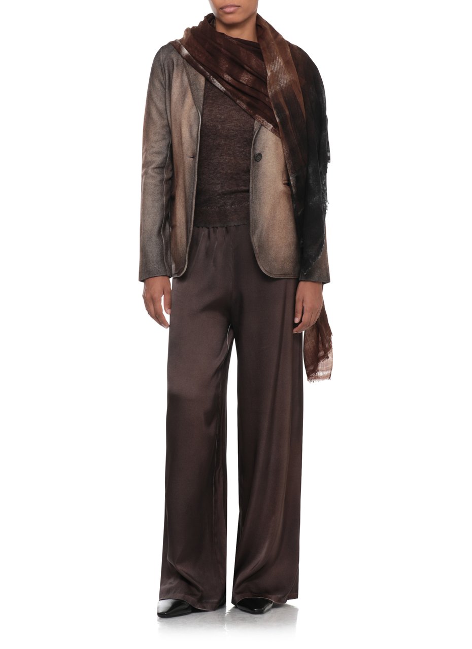 Avant Toi Beige Gradient Spear Collar Jacket Bruin