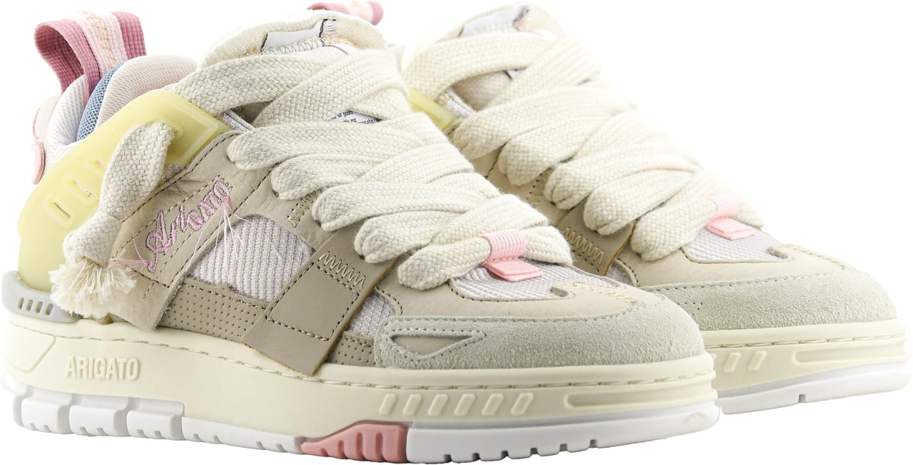 Axel Arigato Area Patchwork Beige Pink Beige