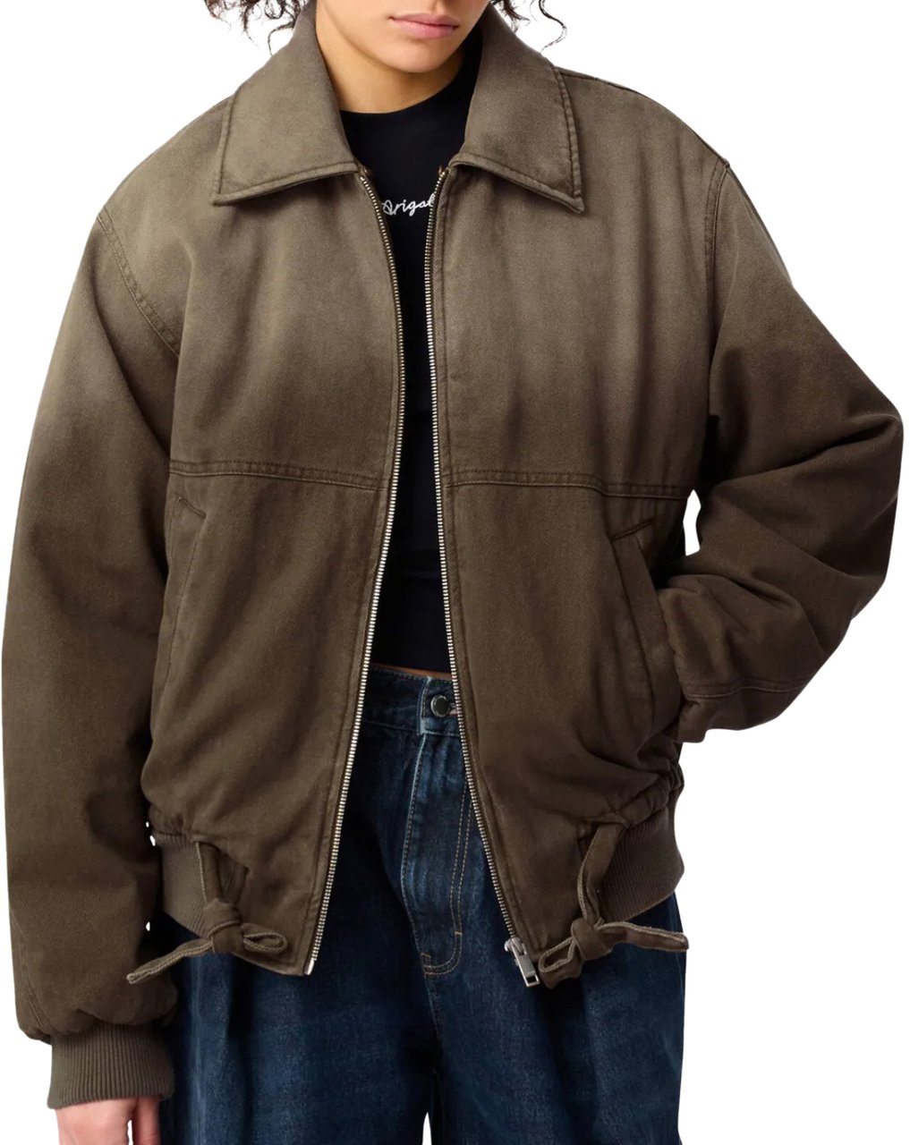 Axel Arigato Axis Denim Jacket Brown Bruin