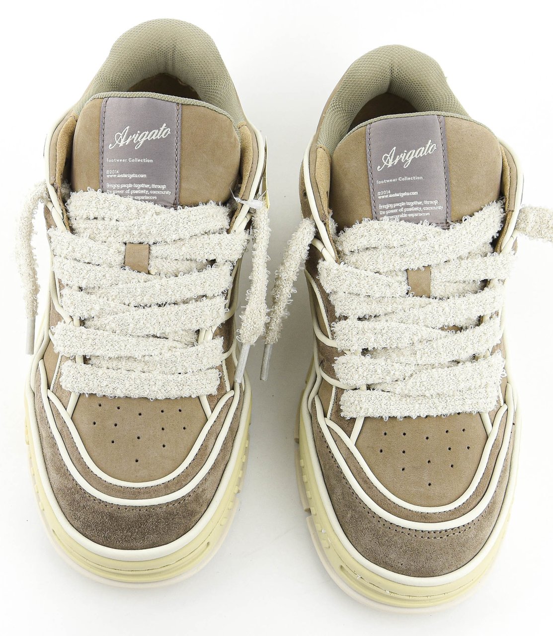 Axel Arigato Area Lo Piping Taupe Beige Beige