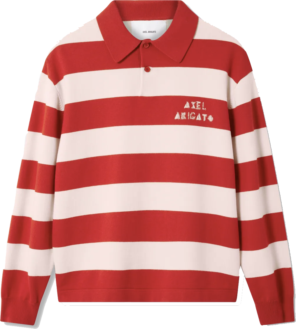 Axel Arigato Frey Polo Swearer Red Light Pink Rood