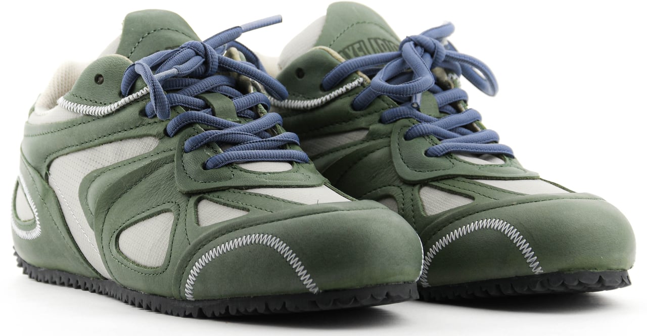 Axel Arigato Slow Runner Dark Green Black Groen