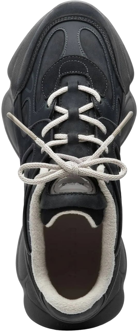 Axel Arigato Low-Top Leather and Textile Sneakers Zwart