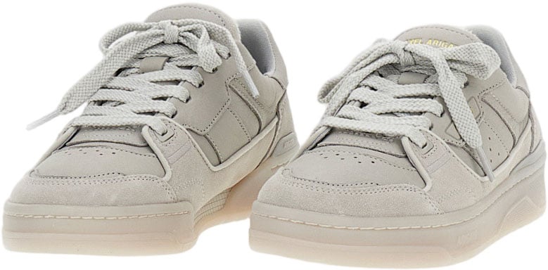 Axel Arigato Grey Clay Calf Leather Sneakers Grijs