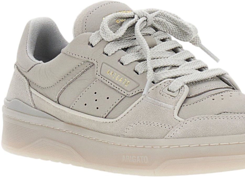 Axel Arigato Grey Clay Calf Leather Sneakers Grijs