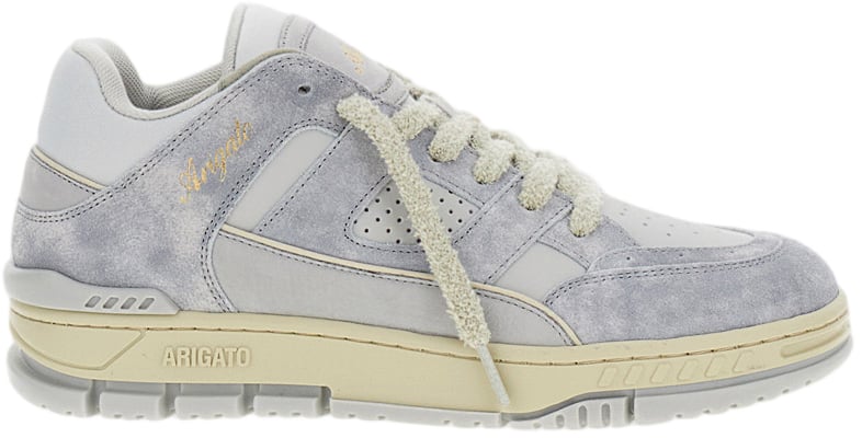 Axel Arigato Low-Top Sneakers with Suede Upper and Retro Basketball Inspiration Grijs