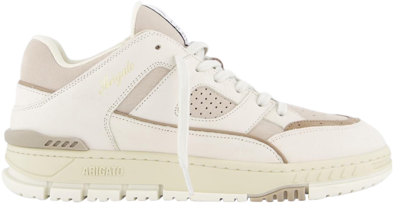 Axel Arigato Heren Area Lo Sneaker Wit/Taupe Wit