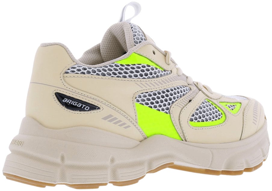 Axel Arigato Dames Marathon Runner Beige/FluoGeel Beige