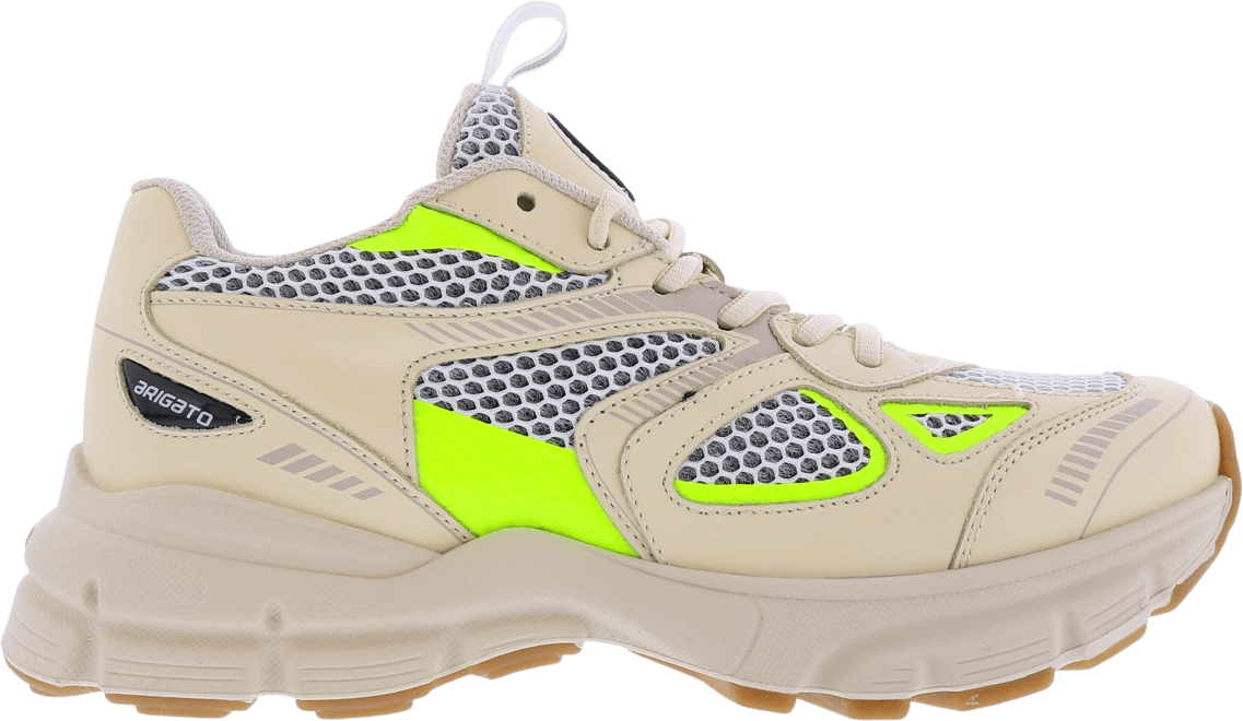Axel Arigato Dames Marathon Runner Beige/FluoGeel Beige