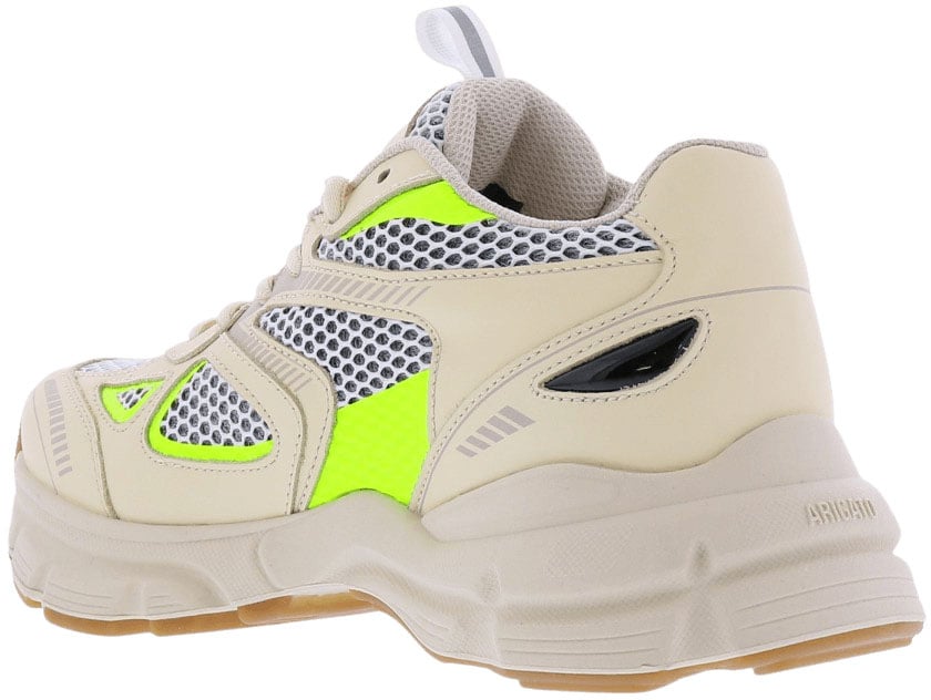 Axel Arigato Dames Marathon Runner Beige/FluoGeel Beige