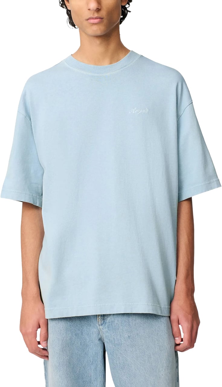 Axel Arigato T-Shirts And Polos Powder Blue Blauw
