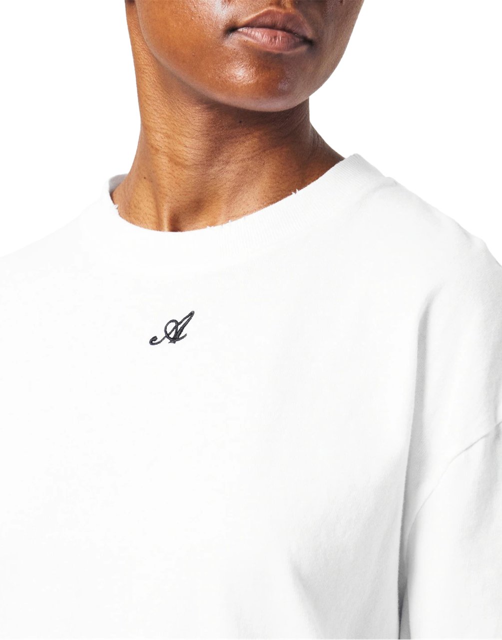 Axel Arigato Cosmo Logo Washed Loose Fit T-shirt Wit