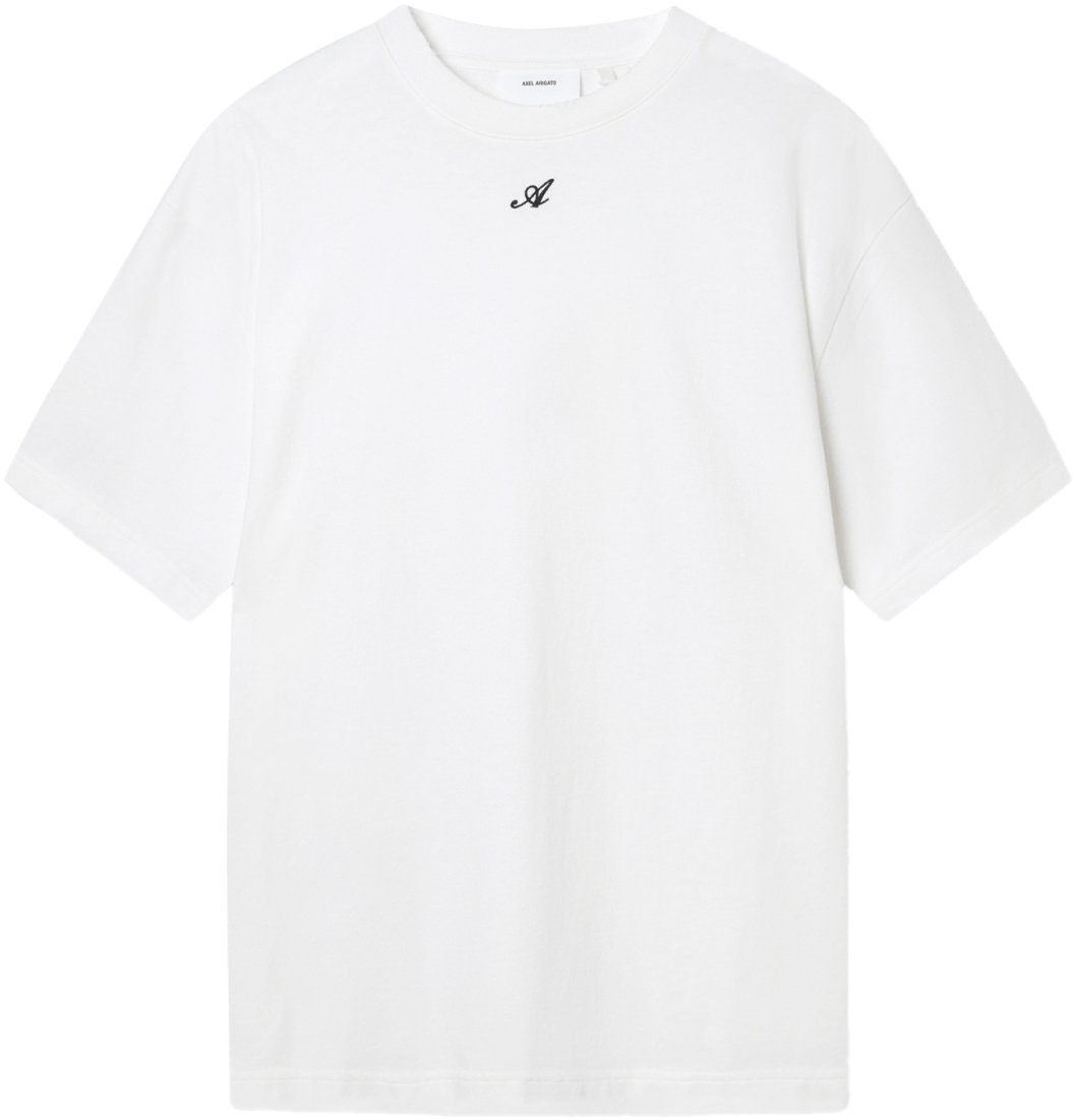 Axel Arigato Cosmo Logo Washed Loose Fit T-shirt Wit