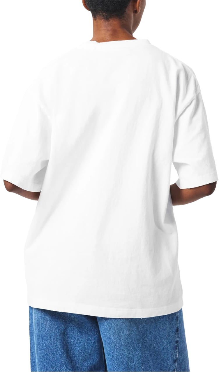 Axel Arigato Cosmo Logo Washed Loose Fit T-shirt Wit