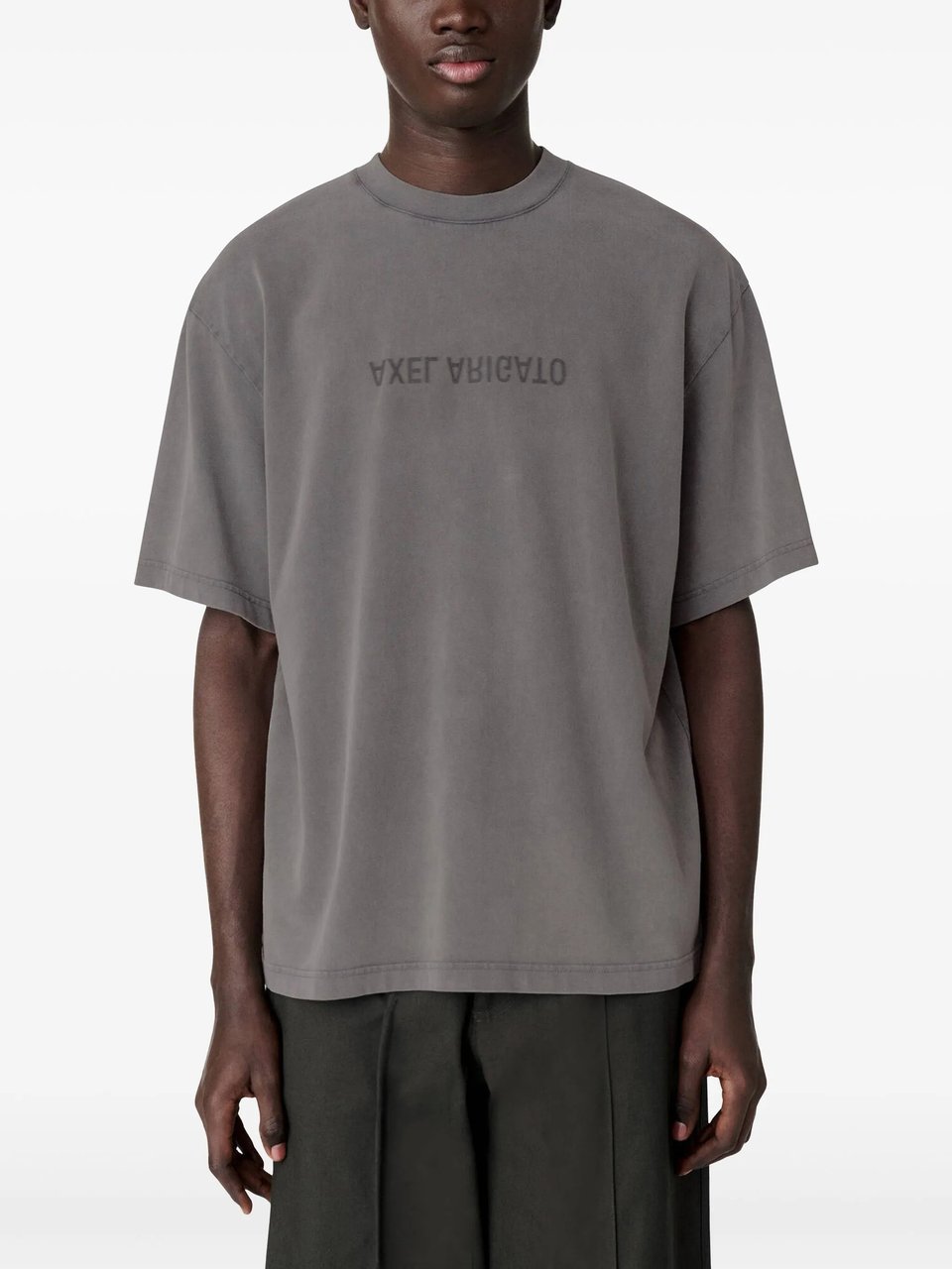 Axel Arigato T-Shirts And Polos Steel Grey Grijs