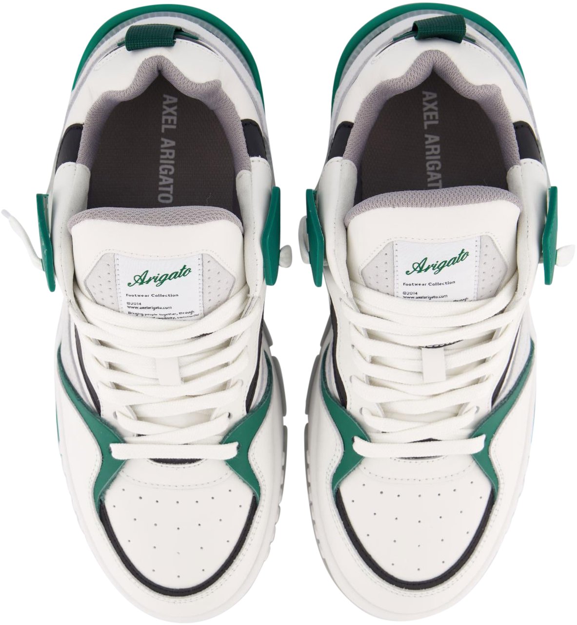Axel Arigato Heren Astro Sneaker Wit/Groen Wit