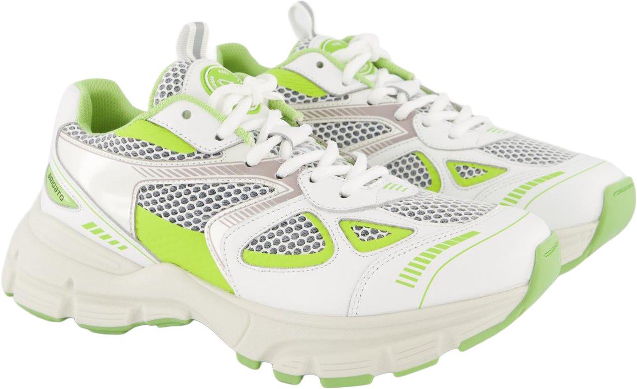 Axel Arigato Dames Marathon Runner Wit/Groen Wit