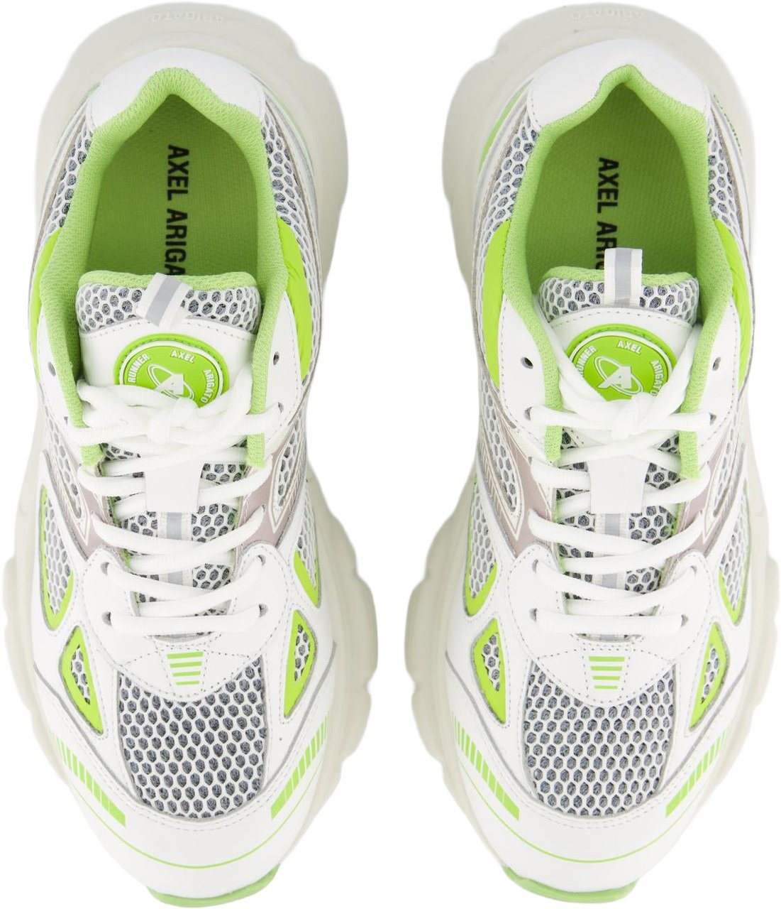 Axel Arigato Dames Marathon Runner Wit/Groen Wit