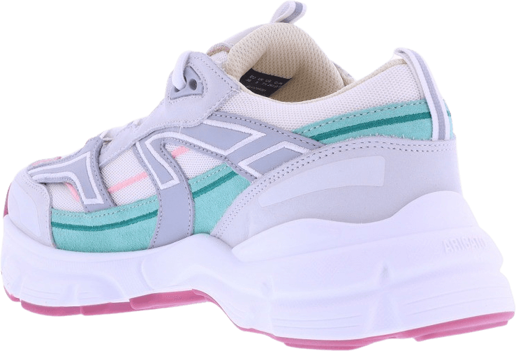 Axel Arigato Dames Marathon Trail Wit/Groen/Roze Grijs