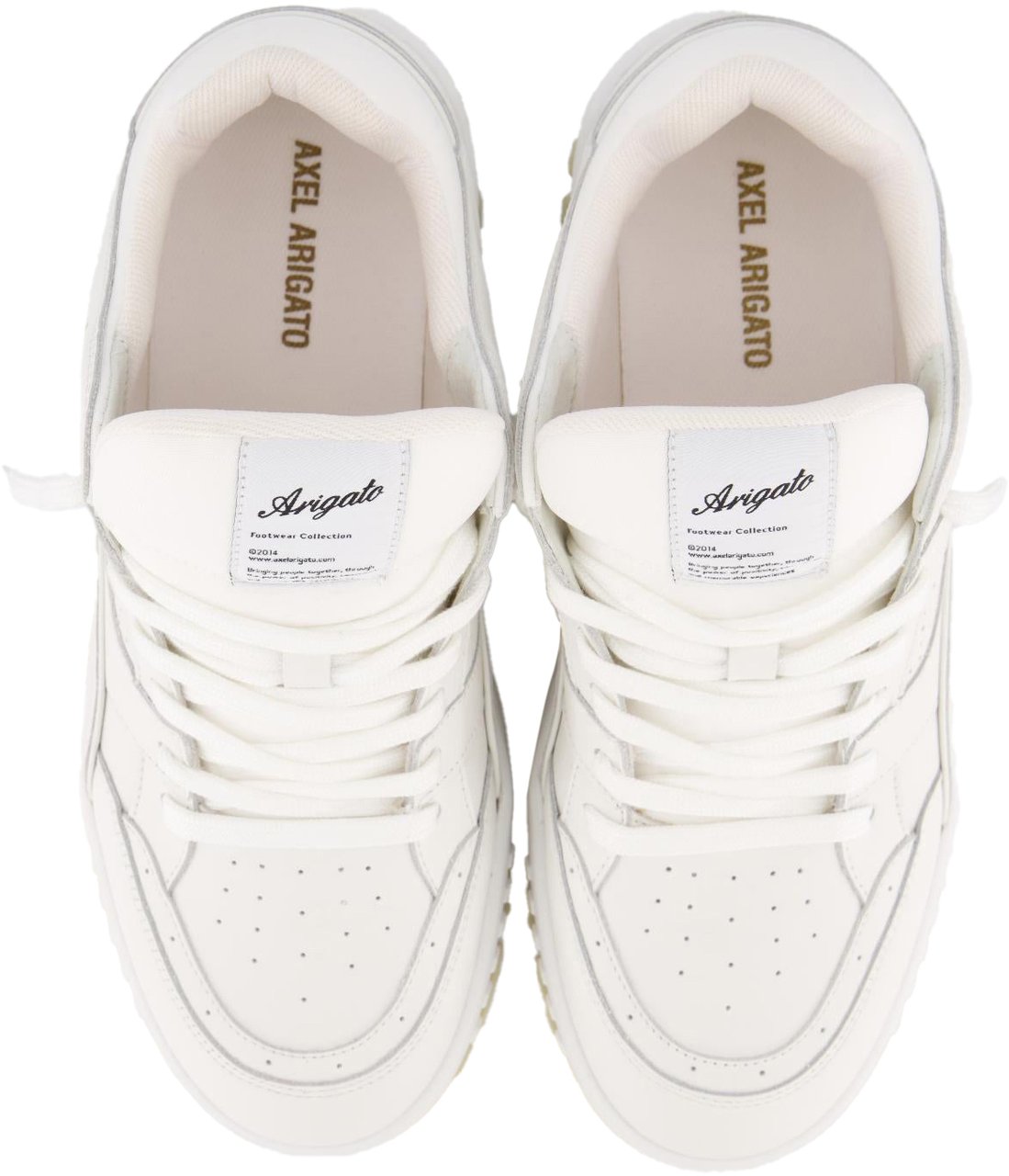 Axel Arigato Heren Area Lo Sneaker Wit Wit