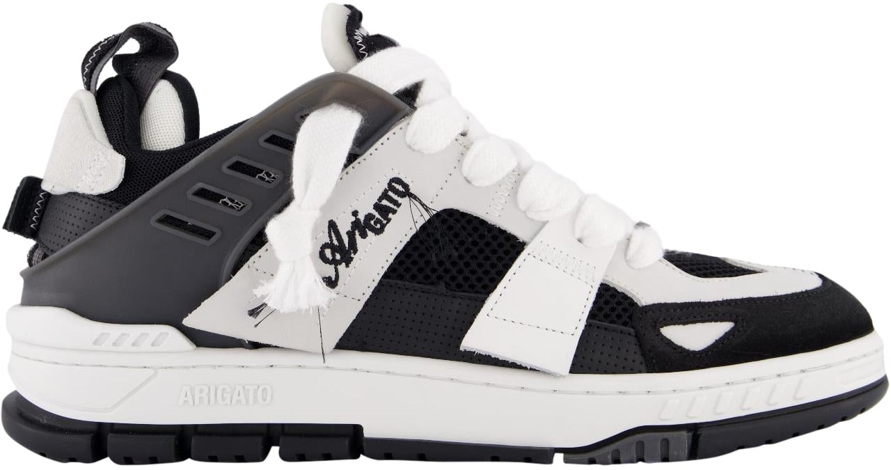 Axel Arigato Heren Area Patchwork Sneaker Zwart Zwart